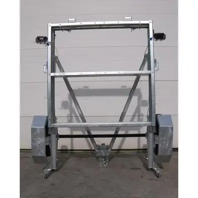 The Freedom GALVANIZED 4X8 3 in 1 folding utility trailer is large enough to use for a number of tra...