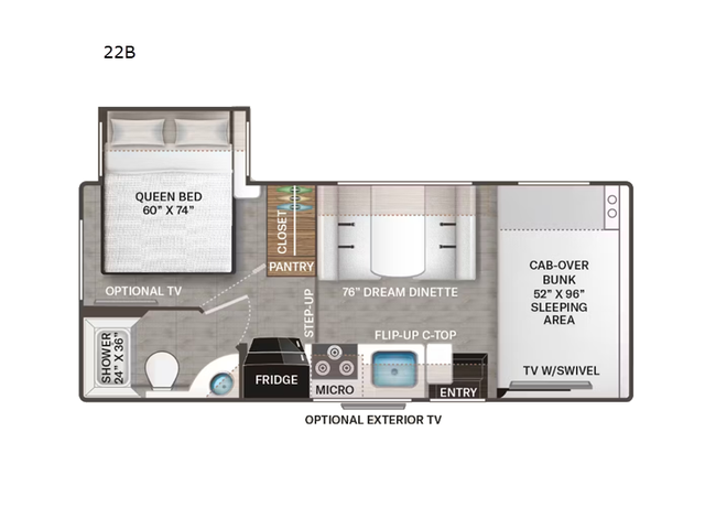 2023 Thor Motor Coach Chateau 22B in RVs & Motorhomes in Red Deer - Image 3