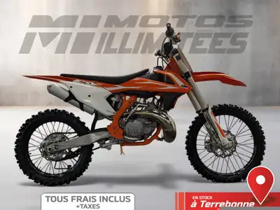 KTM 250 SX 2018 Orange 7 km km au compteur. Motos Illimitées Terrebonne. Prix de vente inclus les fr...