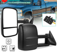 Pair Power Tow Mirrors For 92-99 Chevy Suburban 88-98 Chevy GMC