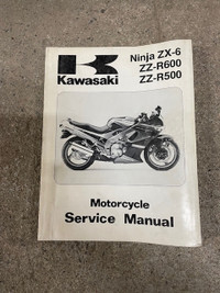 Sm139 Kawasaki Ninja ZX-7 ZX-7R ZXR750 ZXR750R Service Manual