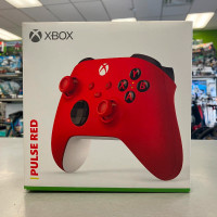 Xbox Pulse Red Controller with Box