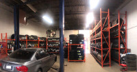 Tire rack - tire shelving - tire storage - garage rack - racking