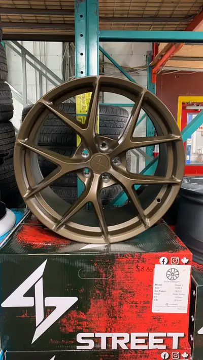 ON SALE LIMITED STOCK SET OF 4 x 19" Sentali Street 1 Series RIMS Bolt Pattern: 5x112mm / 5x114.3mm...
