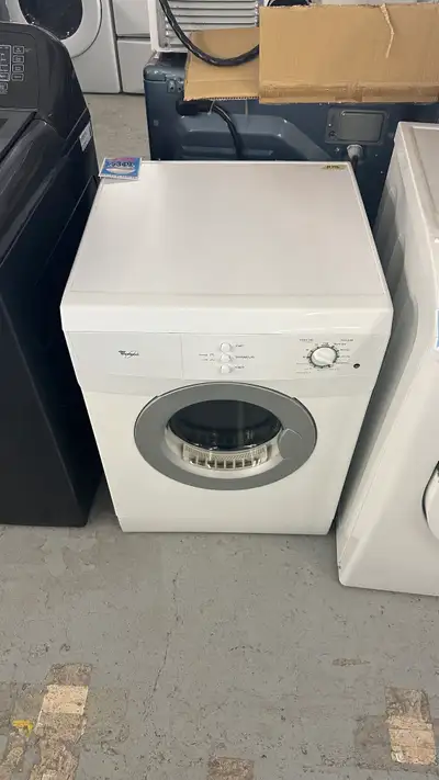 2146- Sécheuse mini Whirlpool blanche frontale white mini dryer, View more