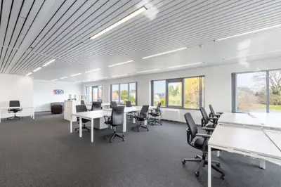 Access a bright and inspiring office space to rent designed to help teams of five to do their best w...