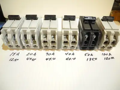 QBH OBSOLETE 15A TO 100A SYLVANIA COMMANDER CEB CIRCUIT BREAKER, View more