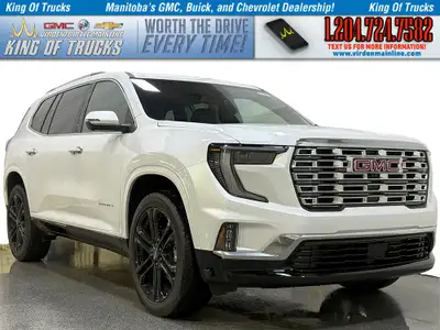 Experience the future of driving with the brand new 2025 GMC Acadia Denali AWD, now available at Vir...