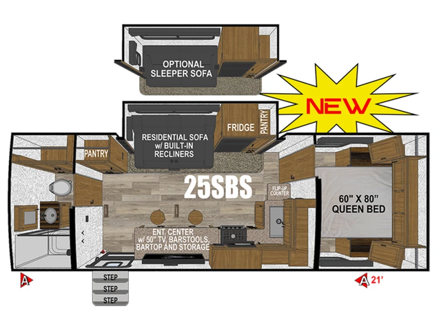 2026 OUTDOORS RV TIMBER RIDGE 25SBS in Travel Trailers & Campers in Kelowna - Image 3