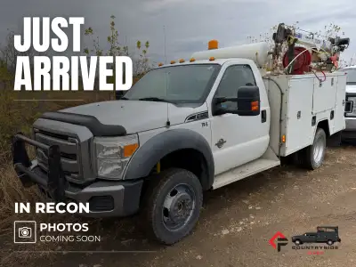 Countryside Fleet 2011 Ford F550 4x4 Regular Cab Service Truck + 6.7L PowerStroke Diesel + 4x4 W/ Au...