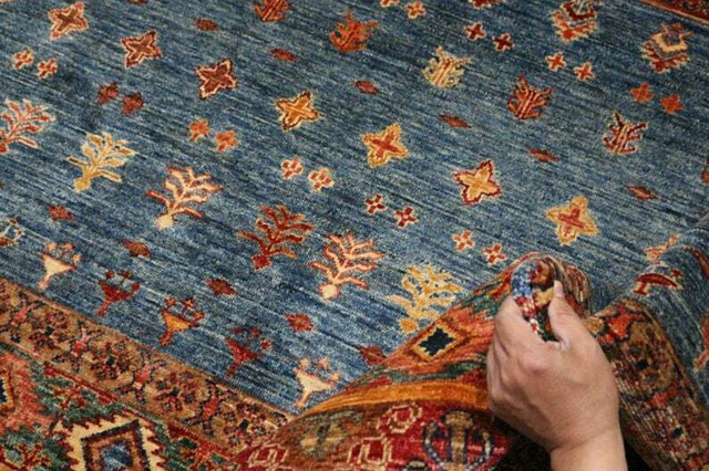 Handmade Persian Rug High-Quality Handmade Afghan Chobi Rug in Rugs, Carpets & Runners in City of Toronto - Image 4