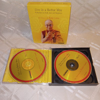 Live in a Better Way  Dalai Lama  Audio Book 3 CD set