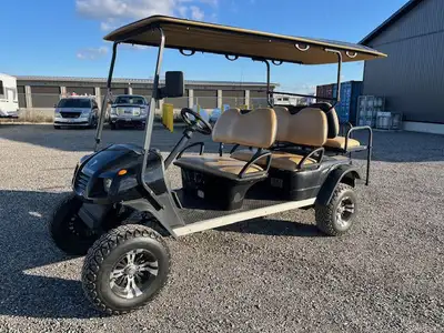 The 2020 AGT Rambler is a lifted, off-road electric utility vehicle manufactured by AGT Electric Car...