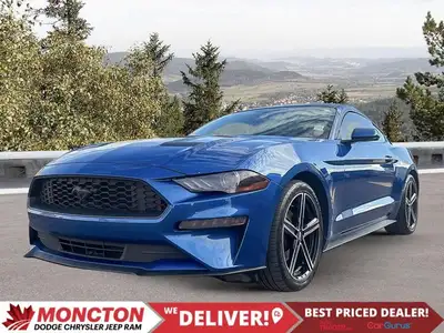 Welcome to Moncton Chrysler Jeep Dodge. Recent Arrival! 2018 Ford Mustang EcoBoost EcoBoost 2.3L I4...