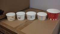 Customized 2oz  Ice Cream Box with lids
