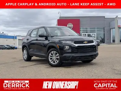The pre-owned 2021 Chevrolet Trailblazer LS in Midnight Blue Metallic offers modern styling, efficie...