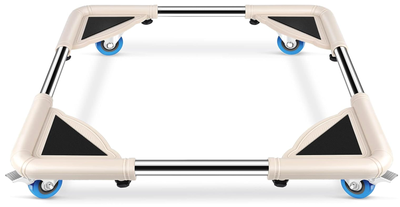 Washing Machine Moveable 4 Wheel Adjustable Stand, $39.99 No Tax, View more