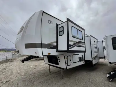 2026 Sabre 37FLH Luxury Front Living, Built for Full-Time Comfort Experience residential elegance on...