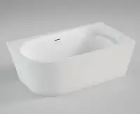Acritec - Semi-Freestanding Corner Bathtub