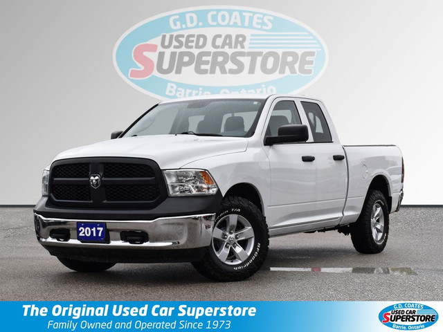 2017 Ram 1500 ST Quad Cab 4x4 ~HEMI ~Trailer Tow ~Alloys ~A/C in Cars & Trucks in Barrie