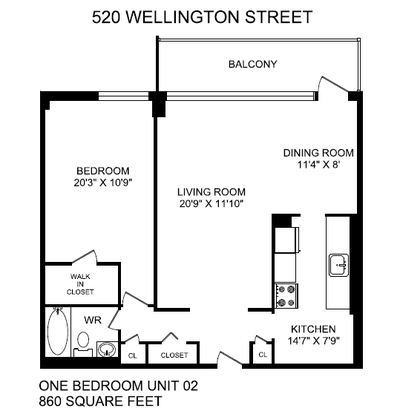 1 bedroom apartment for rent Downtown London, View more