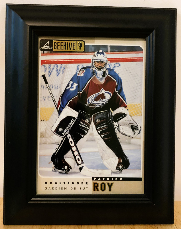 Framed #33 Patrick Roy Colorado Avalanche Pinnacle BeeHive in Arts & Collectibles in Calgary