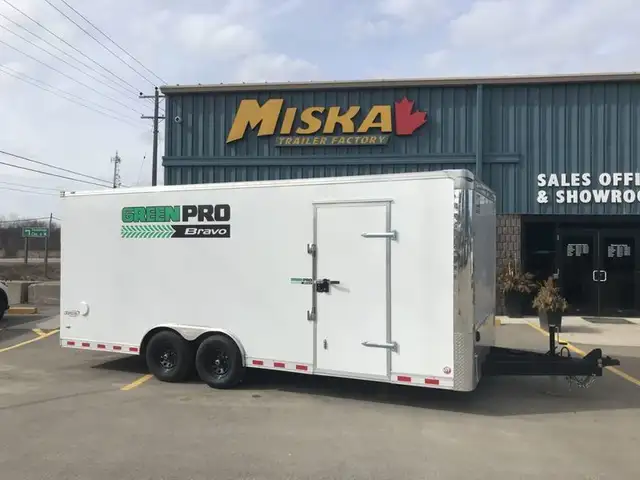 Miska Green Pro 8.5'x20' Commercial Enclosed Trailer in Cargo & Utility Trailers in Ottawa - Image 2