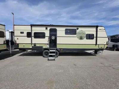 Forest River No Boundaries 20 Series travel trailer NB20.8 Beast Mode highlights: Queen Bed Outside...
