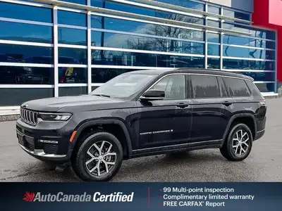 One owner, Clean CarFax Report, Midnight Sky 2024 Jeep Grand Cherokee L Limited 4X4, 8-Speed Automat...