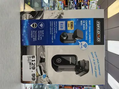Reload WiFi Dash Camera 1080P - BRAN DNEW - Reload 1080p Wi-Fi Dashcam records clear 1920 x 1080p hi...