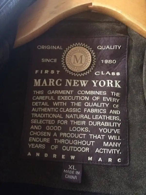 XL Andrew Marc Brown Calf Suede Jacket Marc New York - NEW in Men's in City of Toronto - Image 5