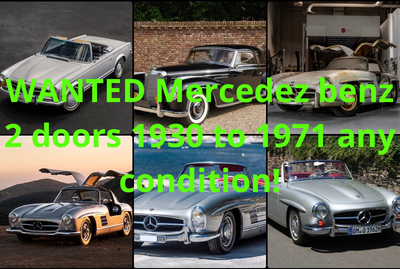 Hi, I’m looking to buy an old classic mercedes benz 2 doors from 1930 to 1971 convertible, coupe, gu...