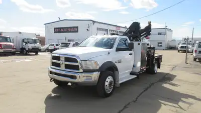 2015 RAM 5500HD WITH HIAB 077 CLX BOOM PICKER CRANE TRUCK AMVIC Licensed Dealership Financing is Ava...