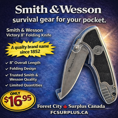 SMITH & WESSON Pocket Knife - Survival Gear for your pocket!, View more