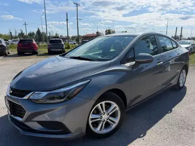 2018 CHEVROLET CRUZE LT PKG ONLY 155,633KM CLEAN CARFAX 2 SETS OF WHEELS ONLY $119.98 BI WEEKLY WITH...