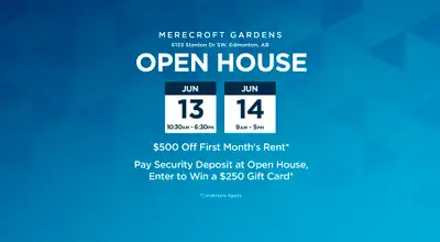 OPEN HOUSE EVENT: Friday, June 13th from 10:30am - 6:30pm Saturday, June 14th from 9am - 5pm Broadst...