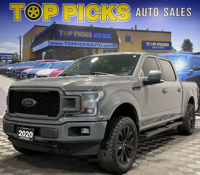 2020 Ford F 150 Leadfoot Grey, Black Appearance Pkg, Accident Fr