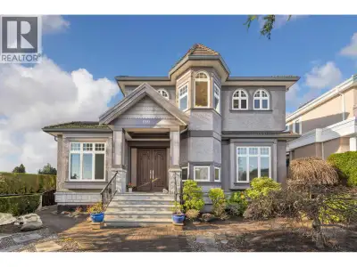 Luxury and elegant 5100 sqft home with 8410 sqft lot in South Cambie! Beautiful home! Corner lot at...