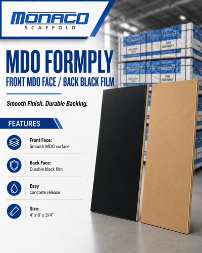 MDO Formply – Front MDO Face / Back Black Film, View more