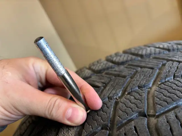 Subaru Outback 225-65-17 MIICHELIN XICE 9/32 USURE ROUE ACIER 17 in Cars & Trucks in St-Georges-de-Beauce - Image 6