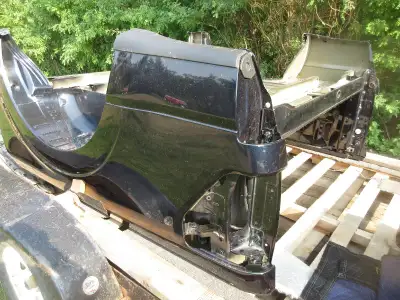 New take off. 5 1/2' w/tail gate and lights. $3875.