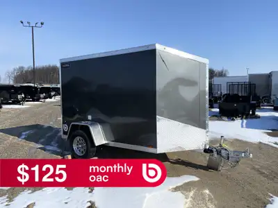 DISCOUNTED FOR SMALL DENT ON FRONT OF TRAILER. Lightning Aluminum Lightning Cargo Trailer is $5,935....