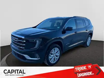 Welcome to Capital GMC! The Acadia is here! This AWDBlack Acadia offers excellent driving manners, w...