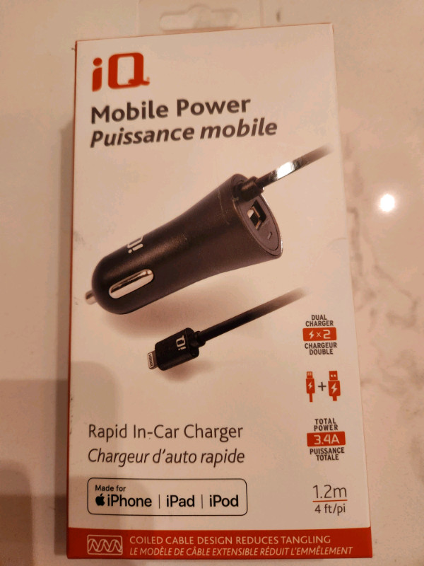 Iphone Car Charger - Brand New  in Cell Phones in Ottawa