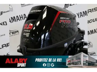 Alary Sport 2024 Mercury 9.9EXLHPT CT A DEMARREUR ELECTRIQUE, PIED X-LONG (25 POUCES) ENR. Mercury 9...