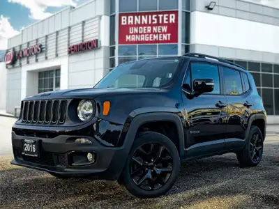 The 2016 Jeep Renegade North in stunning black is the epitome of rugged 44 capability paired with de...