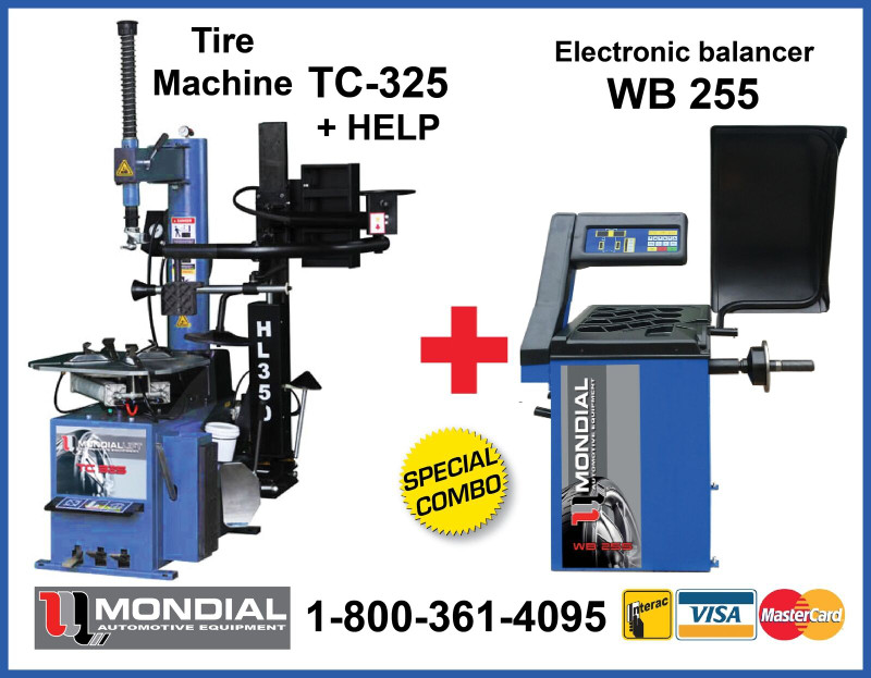 Combo Tire Changer Balancer Tire Machine TC325+Help & WB255 Other