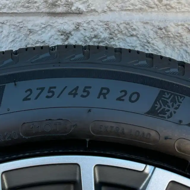 (90%) 4x 275/45R20 Michelin Winters w/ BMW X5 / X6 Rims + TPMS in Tires & Rims in City of Toronto - Image 8