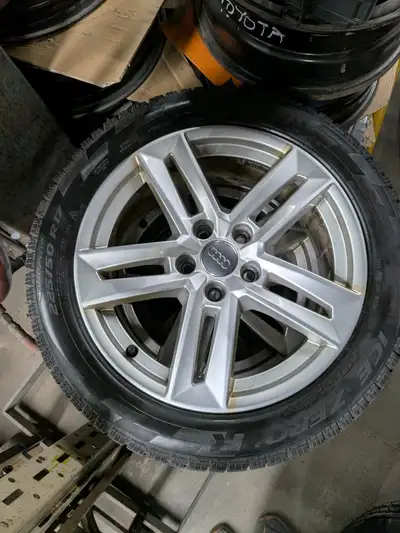 A great set of a 17" Audi A4 rims - 5 spoke We have many new and used options to go along with it! C...