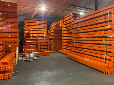 Canadian Rack Has A Huge Inventory of New Pallet Rack In Stock, View more